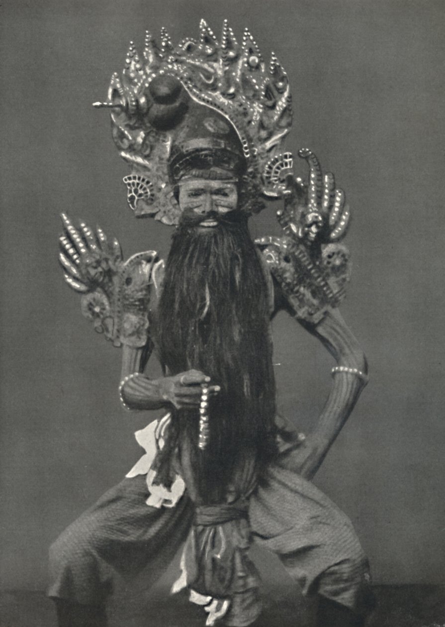 Acteur als Guruswamin de opperste van de geestelijke leraren, 1926 door Unbekannt