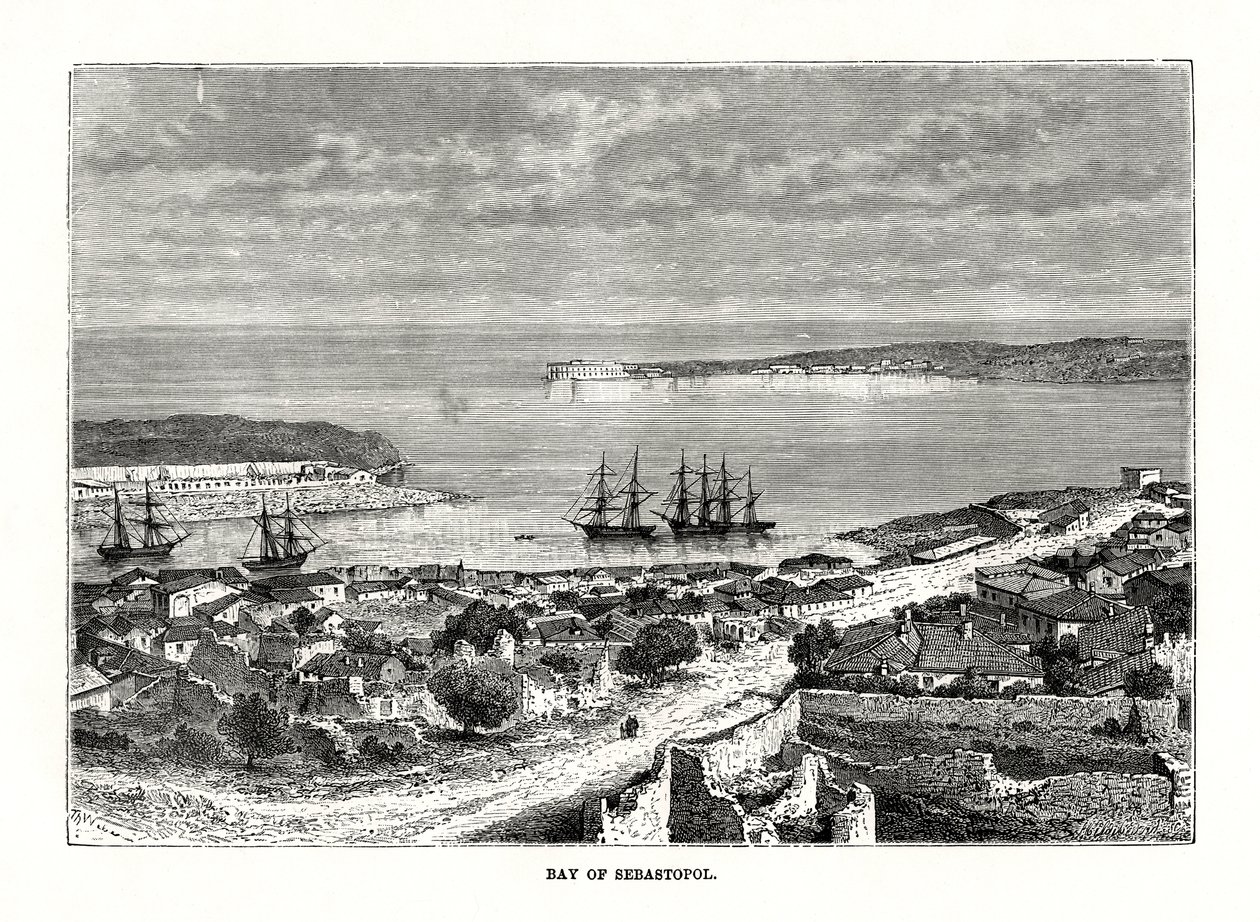 Sebastopol, Oekraïne, 1879 door Unbekannt