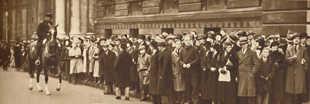Op zoek naar nieuws van Koning Edward, 3 december 1936 door Unbekannt