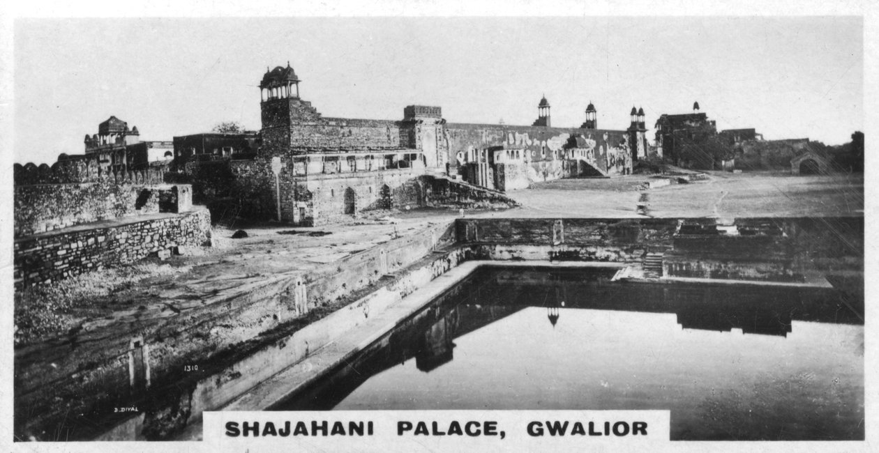 Shajahani Paleis, Gwalior, India, ca. 1925 door Unbekannt