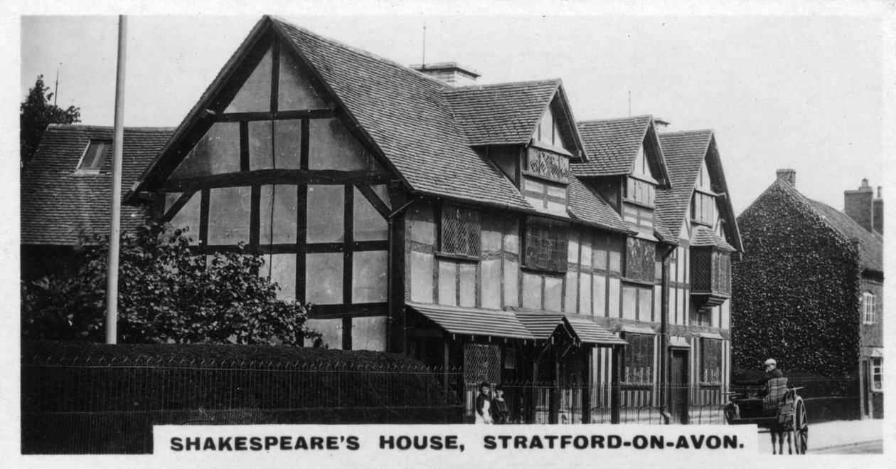 Shakespeares huis, Stratford-on-Avon, Warwickshire, ca. 1920s door Unbekannt