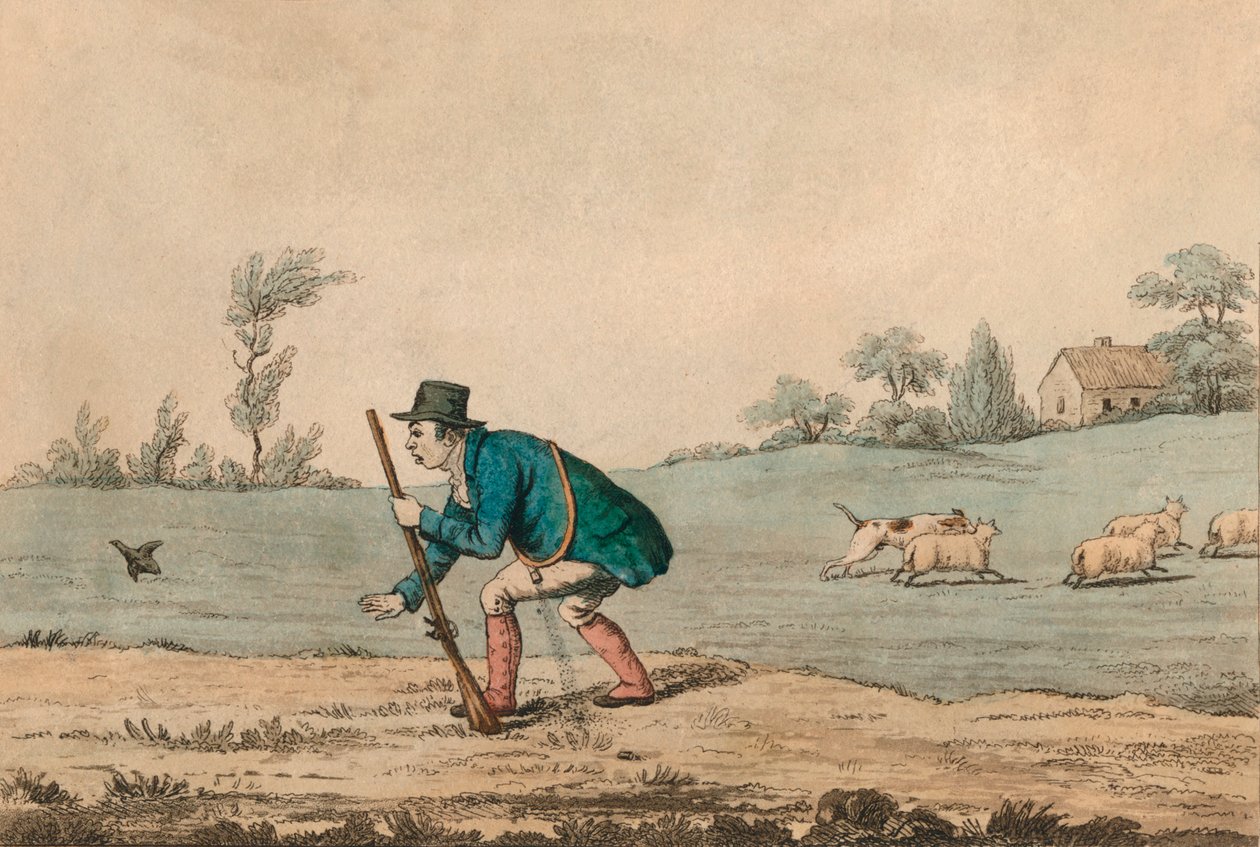 Jachtscène, 1813 door Unbekannt