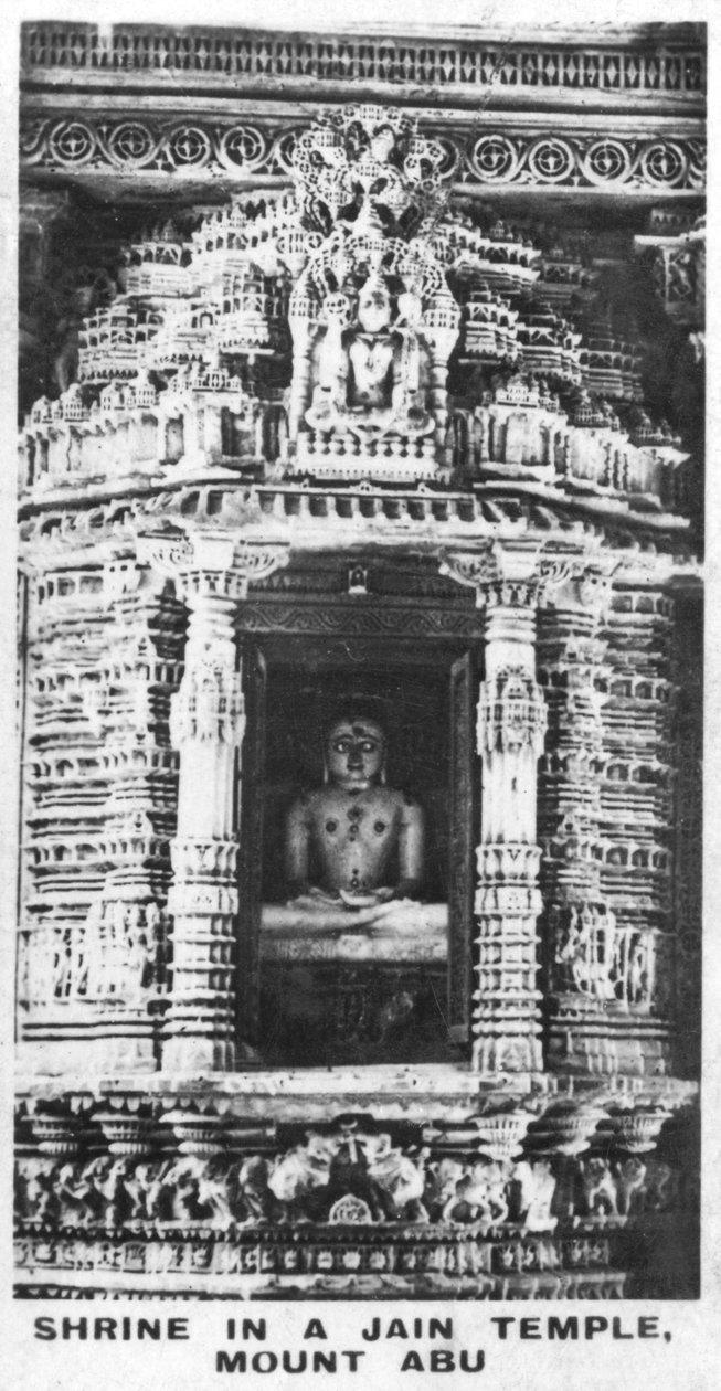 Heiligdom in een Jain-tempel, Mount Abu, Rajasthan, India, c1925 door Unbekannt