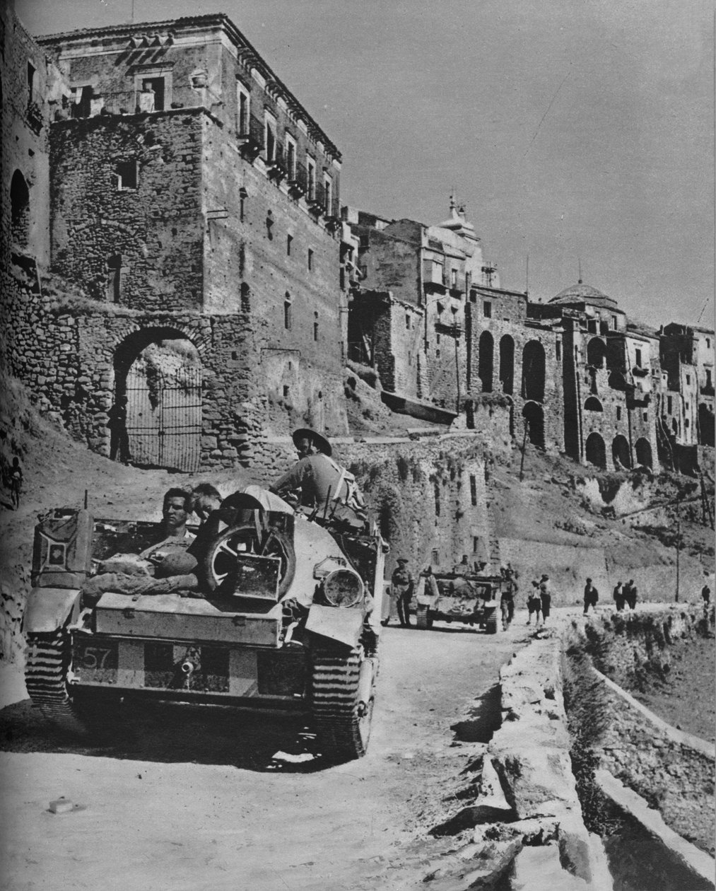 Siciliaanse Bergvesting Bestormd, 1943 door Unbekannt