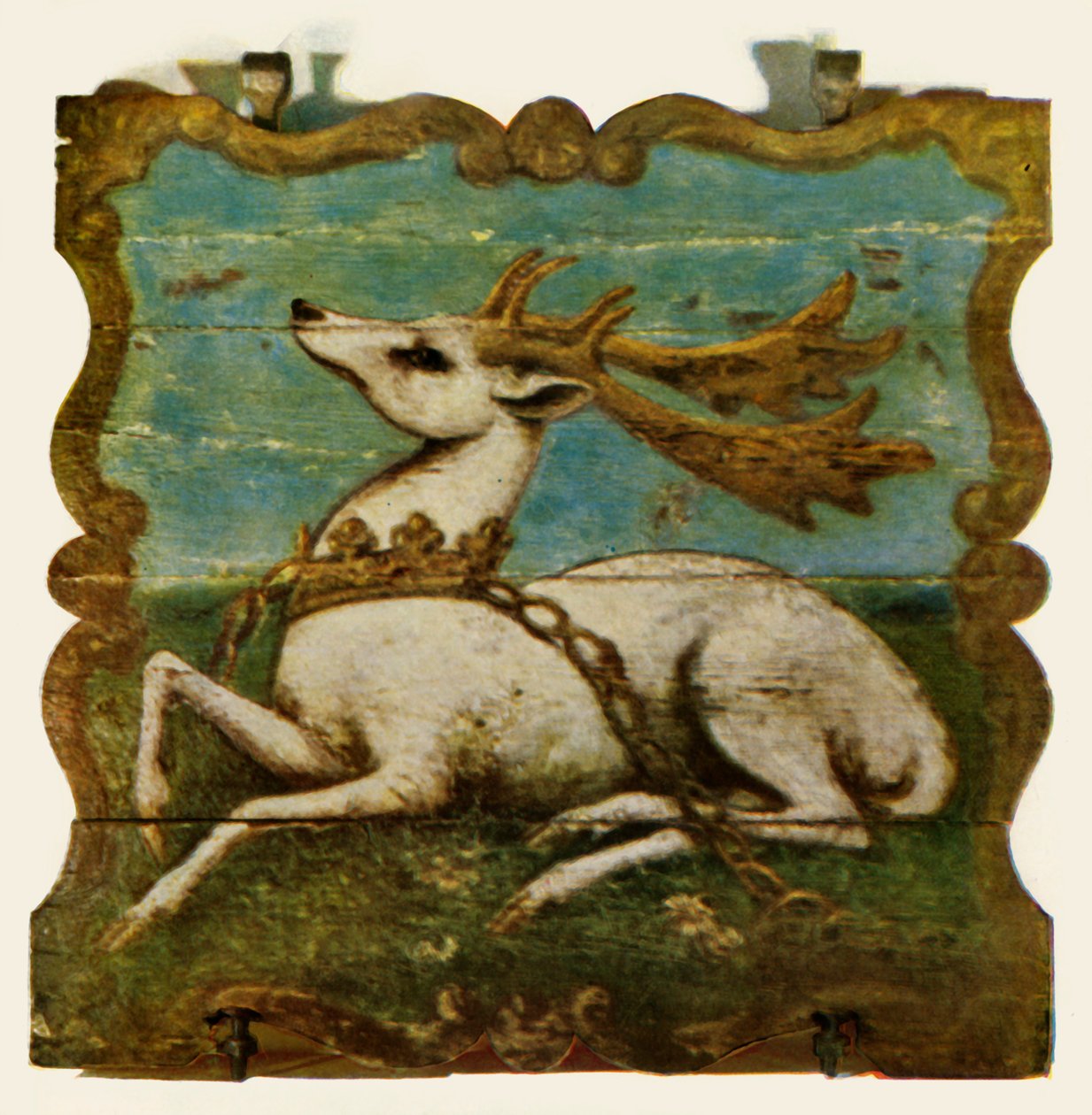 Uithangbord van de White Hart, Witley, Surrey, ca. 1750, 1943 door Unbekannt