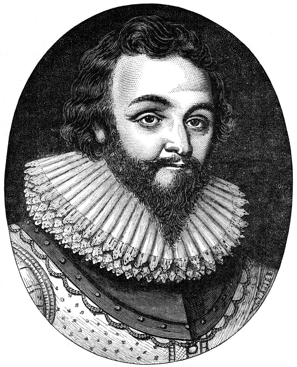 Sir Francis Drake, 16e-eeuwse Engelse navigator en kaper door Unbekannt