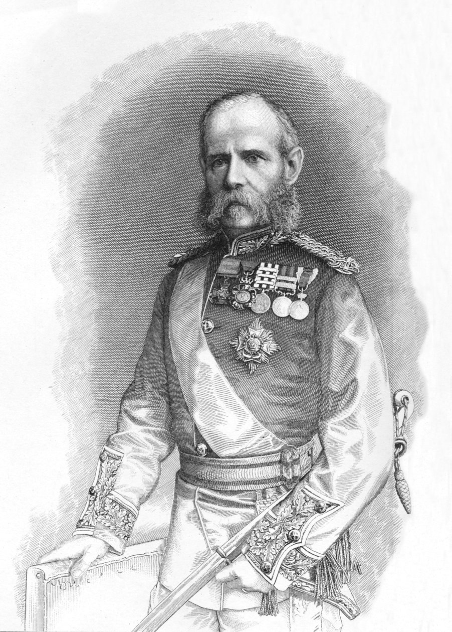 Sir Frederick Roberts, ca. 1880 door Unbekannt
