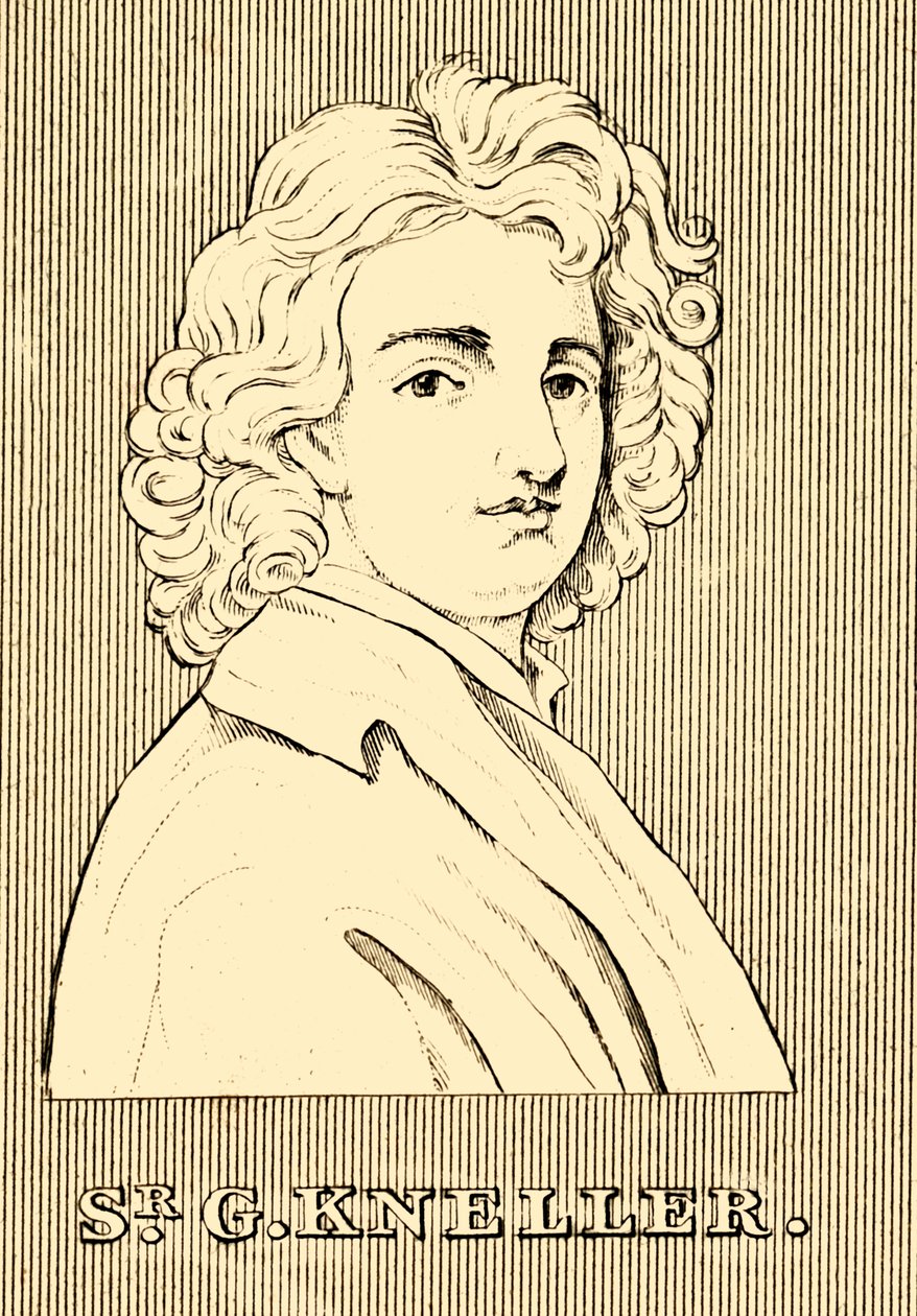 Sir. G. Kneller, 1646-1723, 1830 door Unbekannt