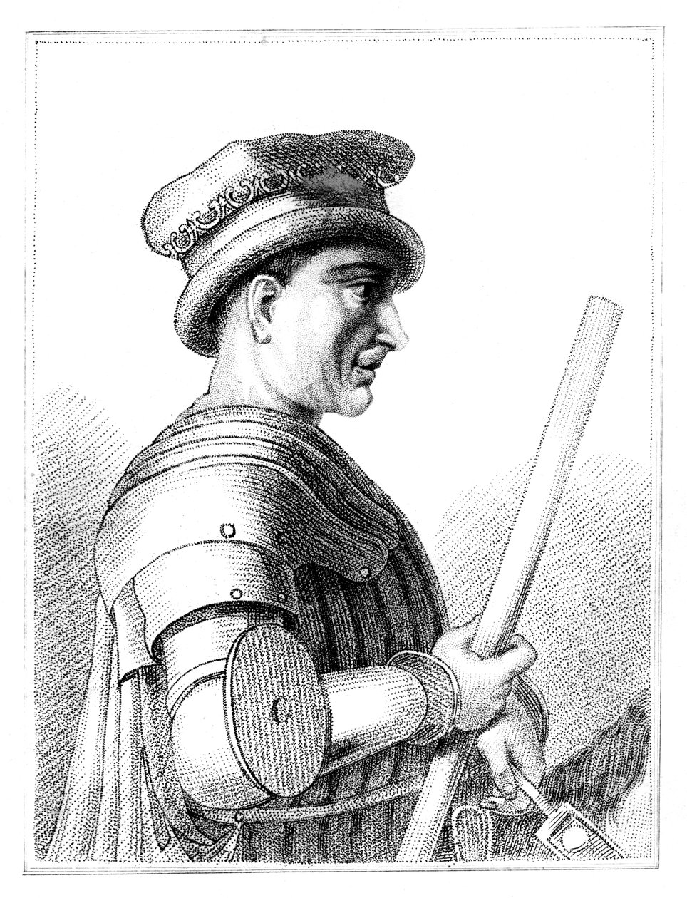 Sir John Hawkwood, Engelse huurling of condottiere in 14e-eeuws Italië door Unbekannt