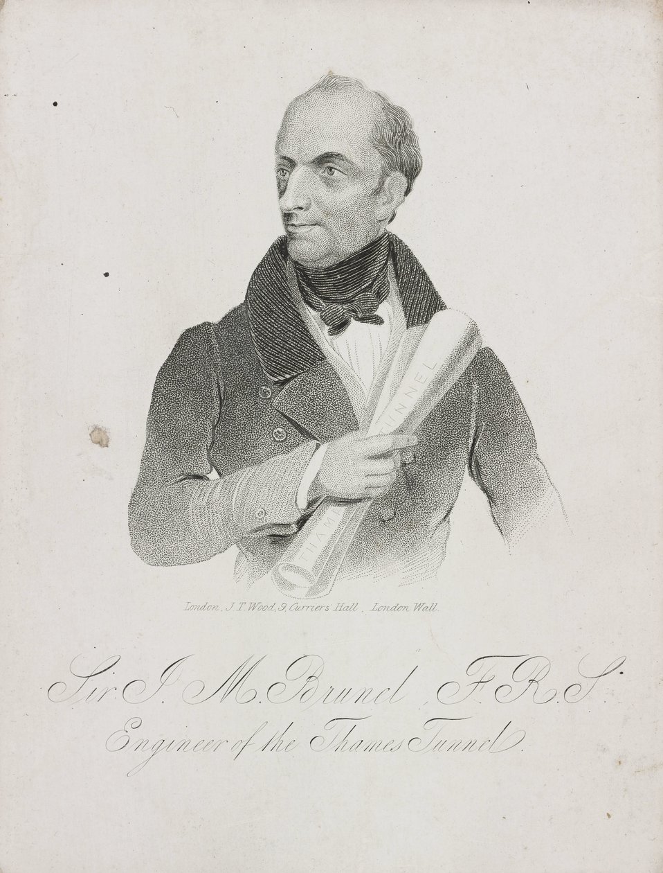 Sir Marc Isambard Brunel, Frans-Engelse ingenieur en uitvinder, ca. 1810s door Unbekannt
