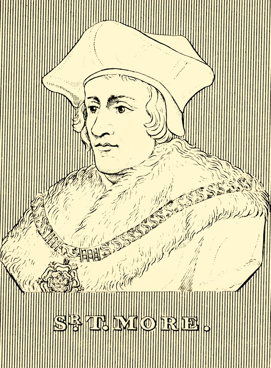 Sir T. More, 1478-1535, 1830 door Unbekannt
