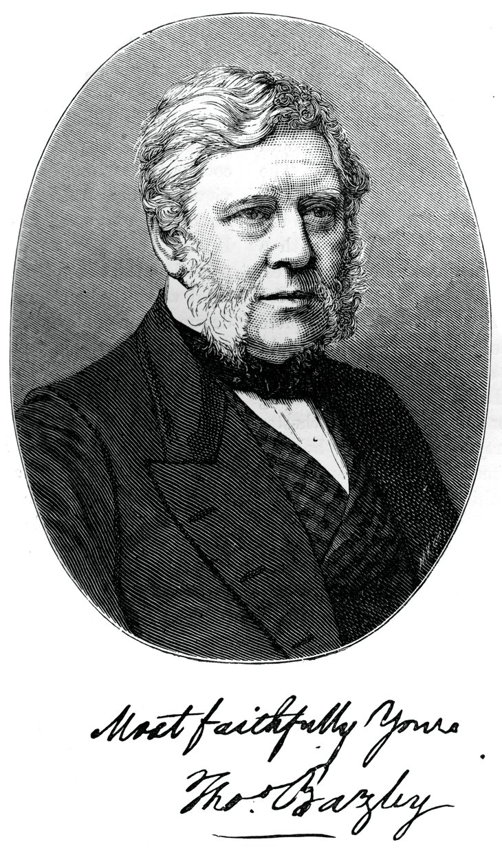 Sir Thomas Bazley, 1e Baronet, Britse fabrikant en politicus, ca. 1880 door Unbekannt