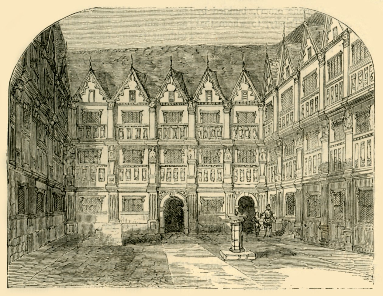Huis van Sir Thomas Gresham in Bishopsgate Street, ca. 1872 door Unbekannt