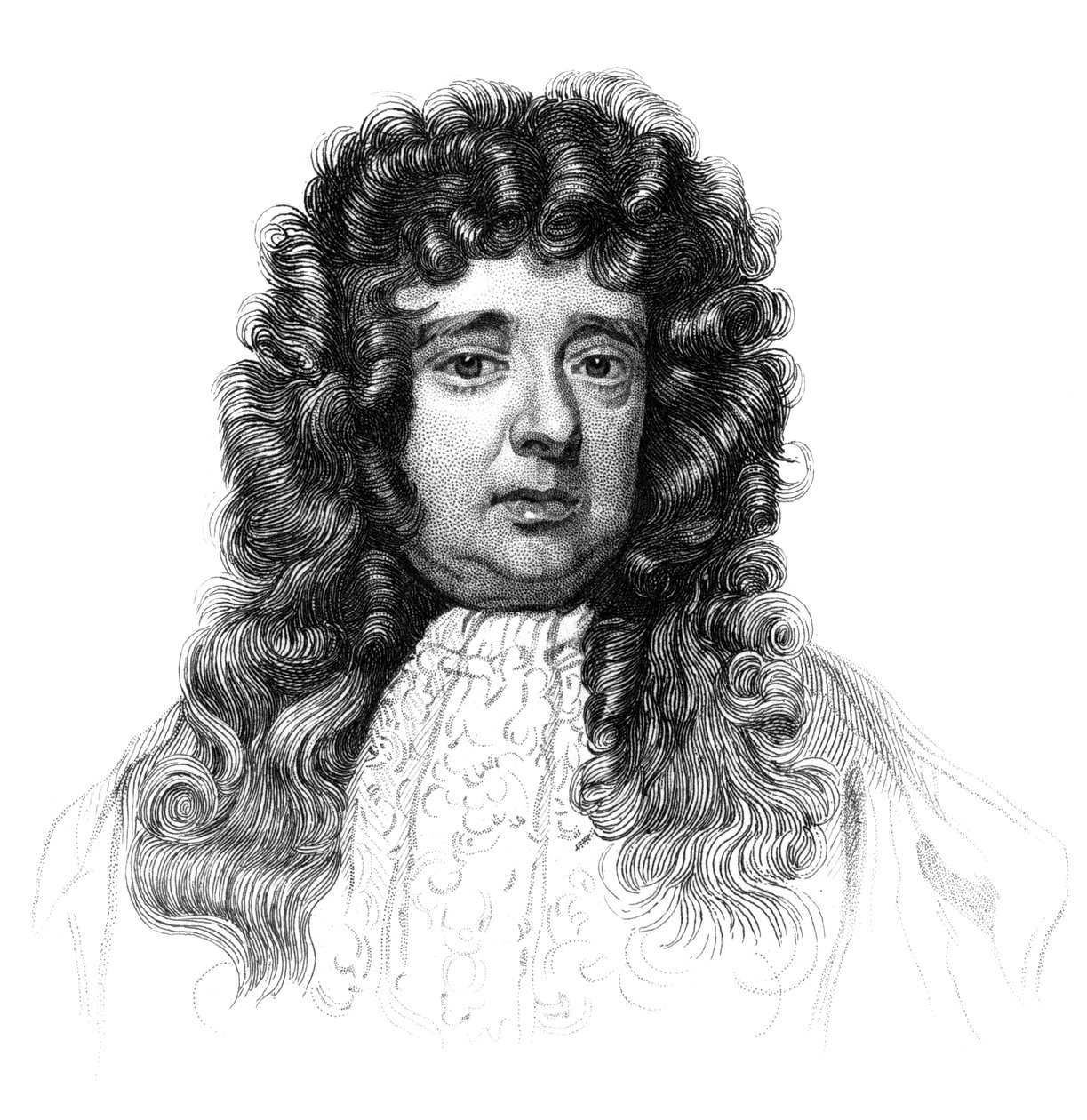Sir William Petty, 17e-eeuwse Engelse econoom, wetenschapper en filosoof, ca. 1850 door Unbekannt