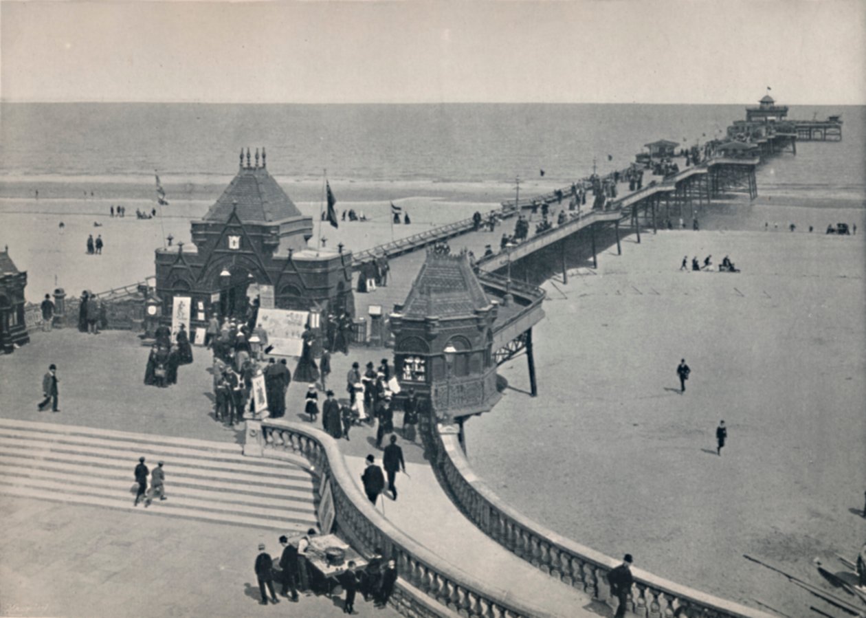Skegness - De Pier, 1895 door Unbekannt