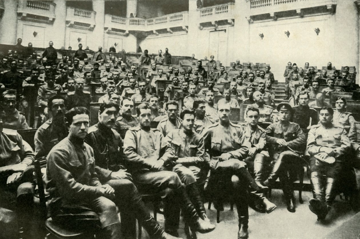 Soldaat Afgevaardigden van de Russische Legers bij de Douma, 1919 door Unbekannt