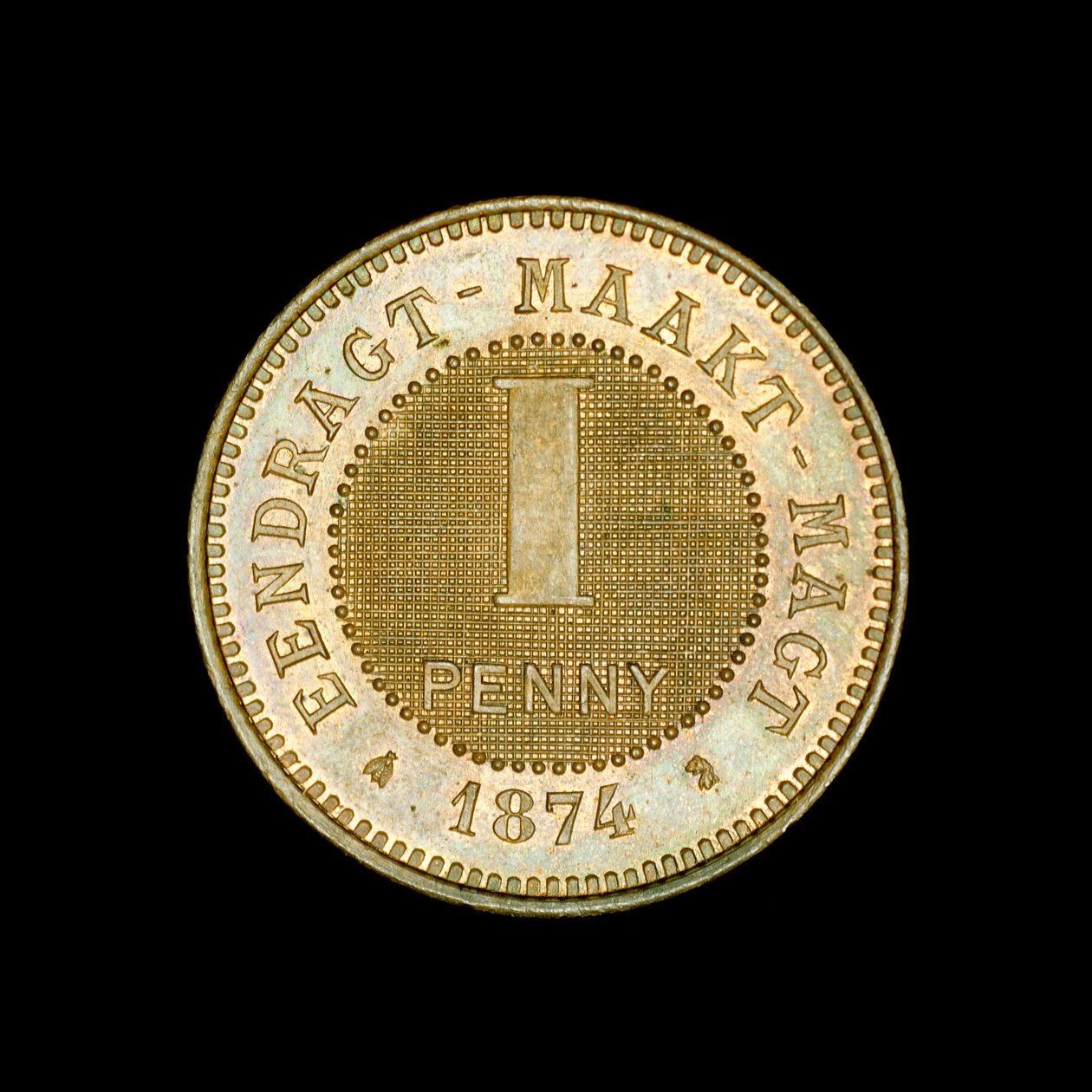 Zuid-Afrikaanse 1 penny munt door Unbekannt