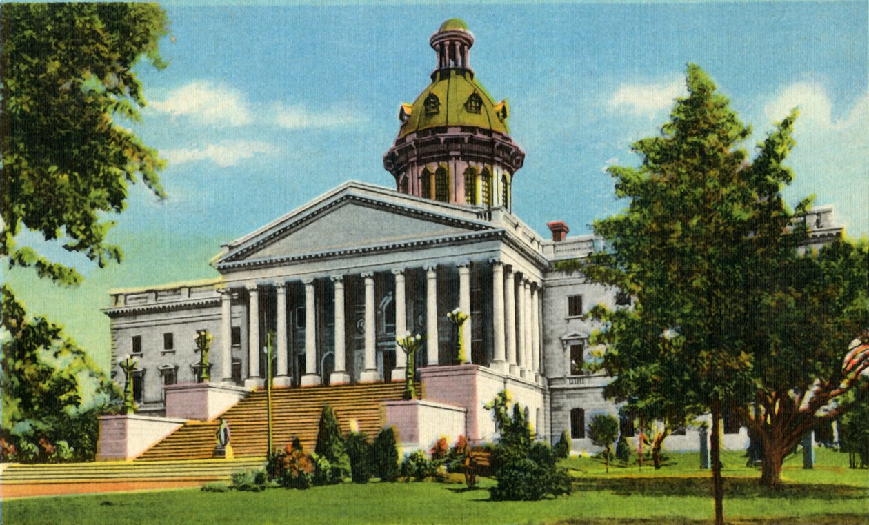 South Carolina State Capitol, Columbia, S.C., 1942 door Unbekannt