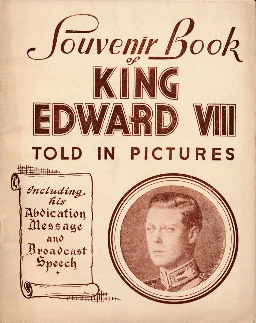 Souvenirboek van koning Edward VIII: verteld in foto