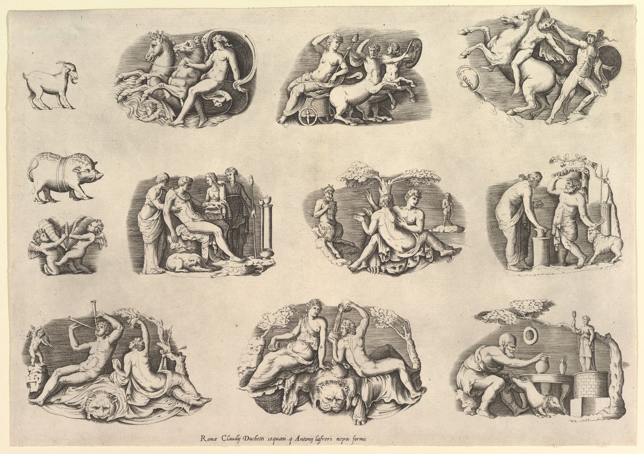 Speculum Romanae Magnificentiae: Onderwerpen naar de oudheid door Unbekannt