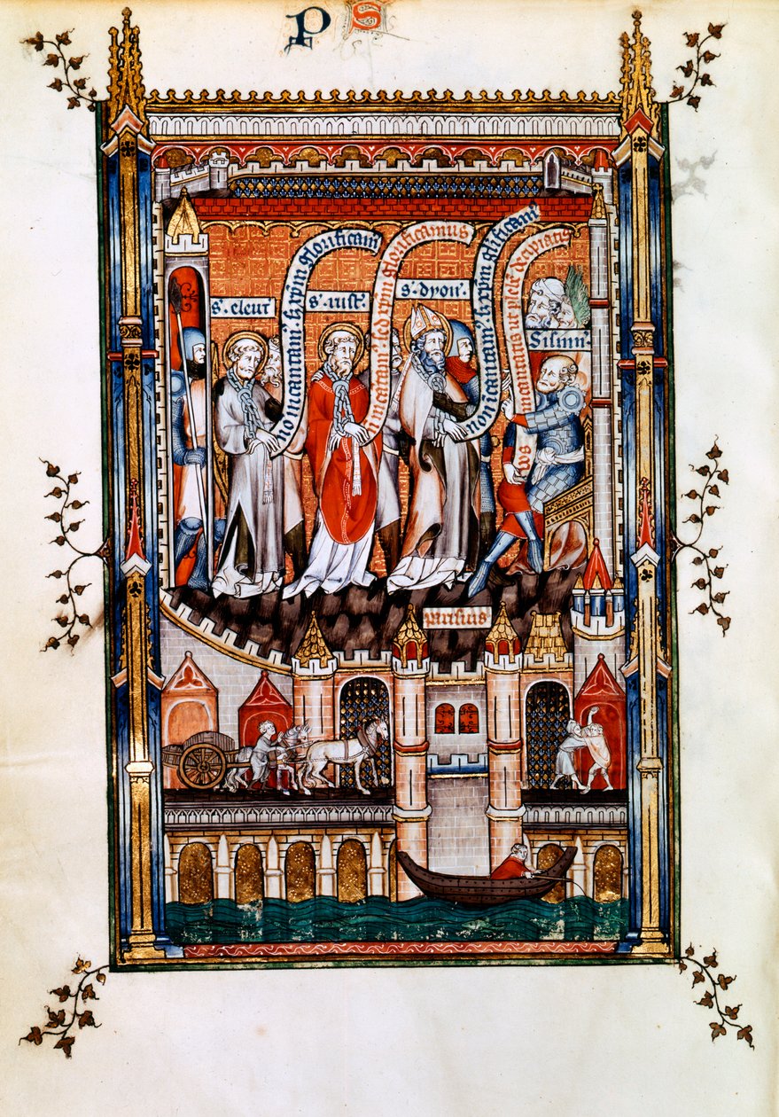 St Denis voor Sissinius door Unbekannt