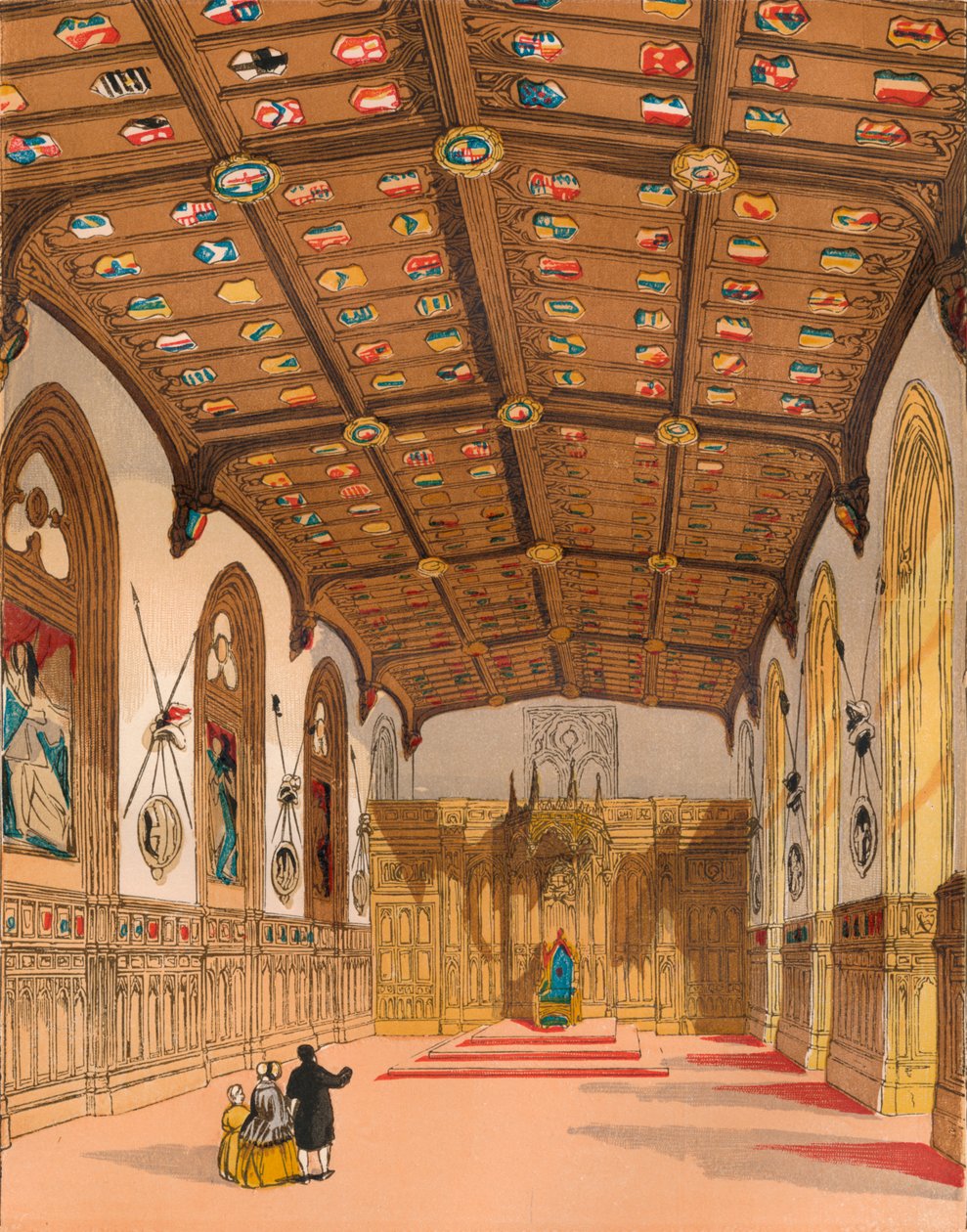 St. Georges Hall, Windsor, ca. 1845, 1864 door Unbekannt