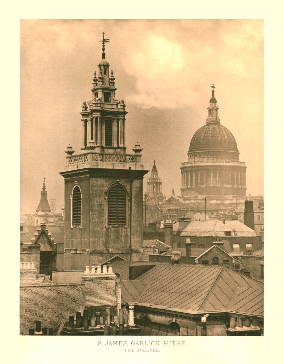 St James, Garlick Hithe, De Toren door Unbekannt