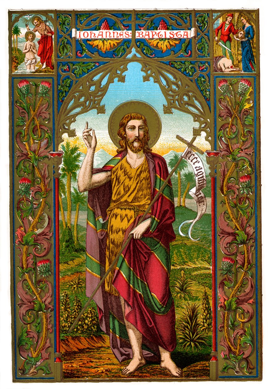 Johannes de Doper, 1886 door Unbekannt