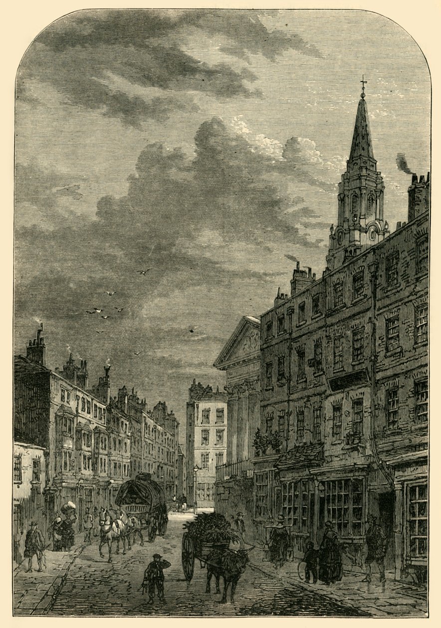 St. Martins Lane, 1820, 1881 door Unbekannt