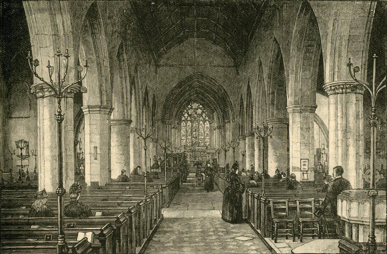 St. Nicolaaskerk: Het schip, 1886, 1898 door Unbekannt
