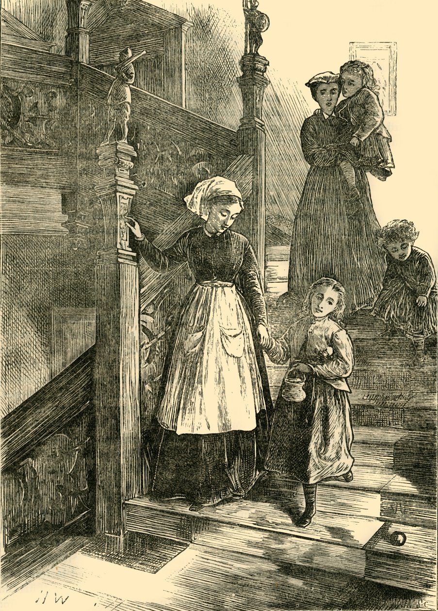 Trap van Cromwell House, 1876, ca. 1876 door Unbekannt