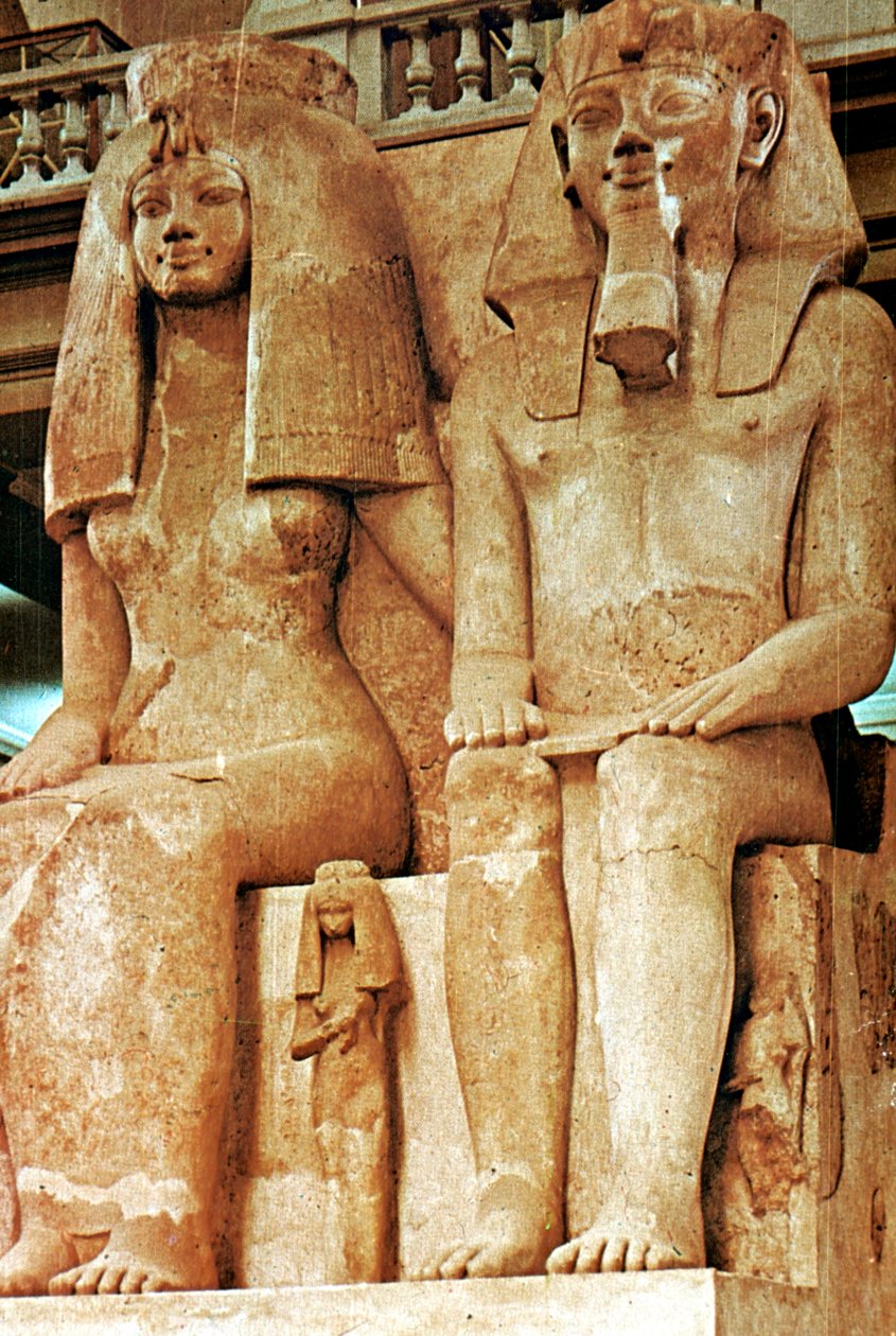 Standbeeld, Amenophis III, Egypte, 18e dynastie door Unbekannt