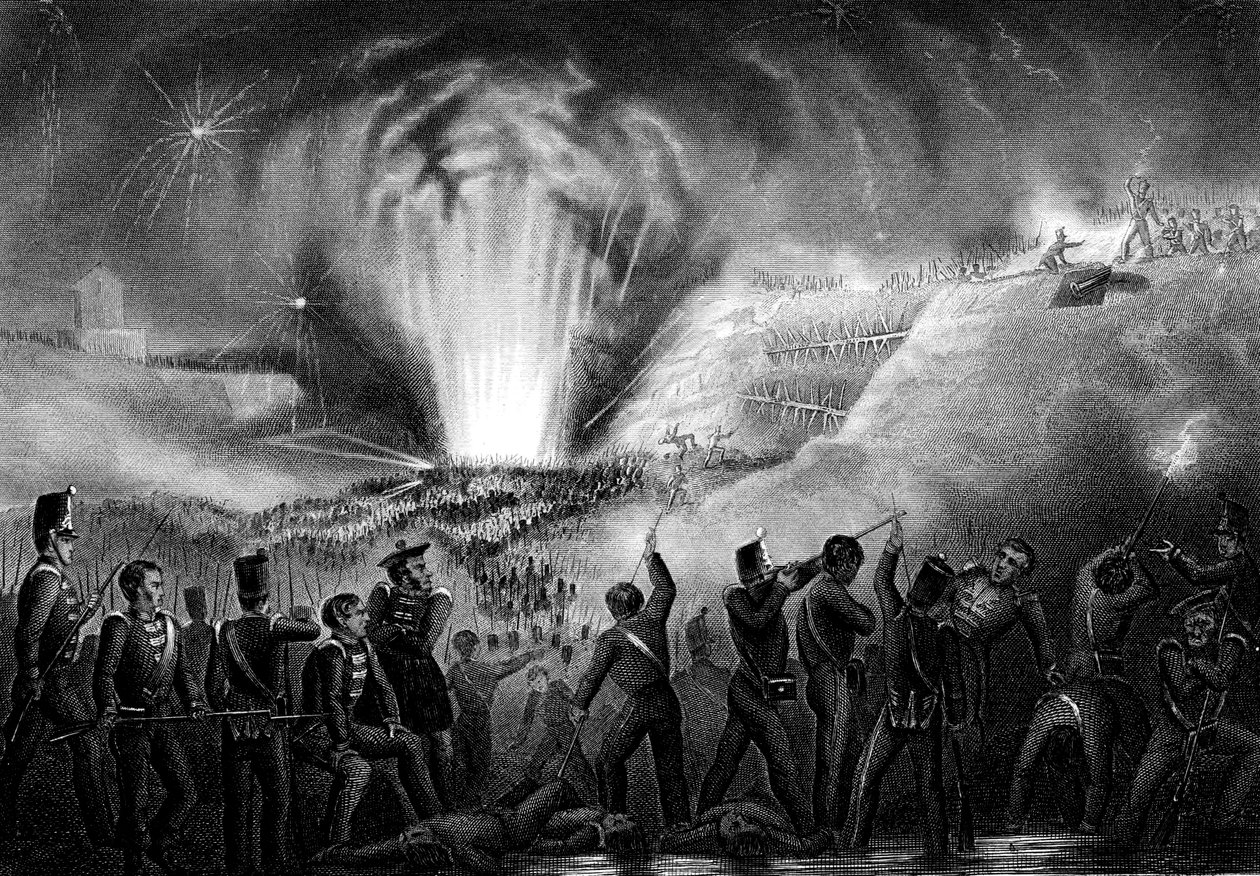 Bestorming van Badajoz, Spanje, Peninsulaire Oorlog, 6 april 1812 door Unbekannt