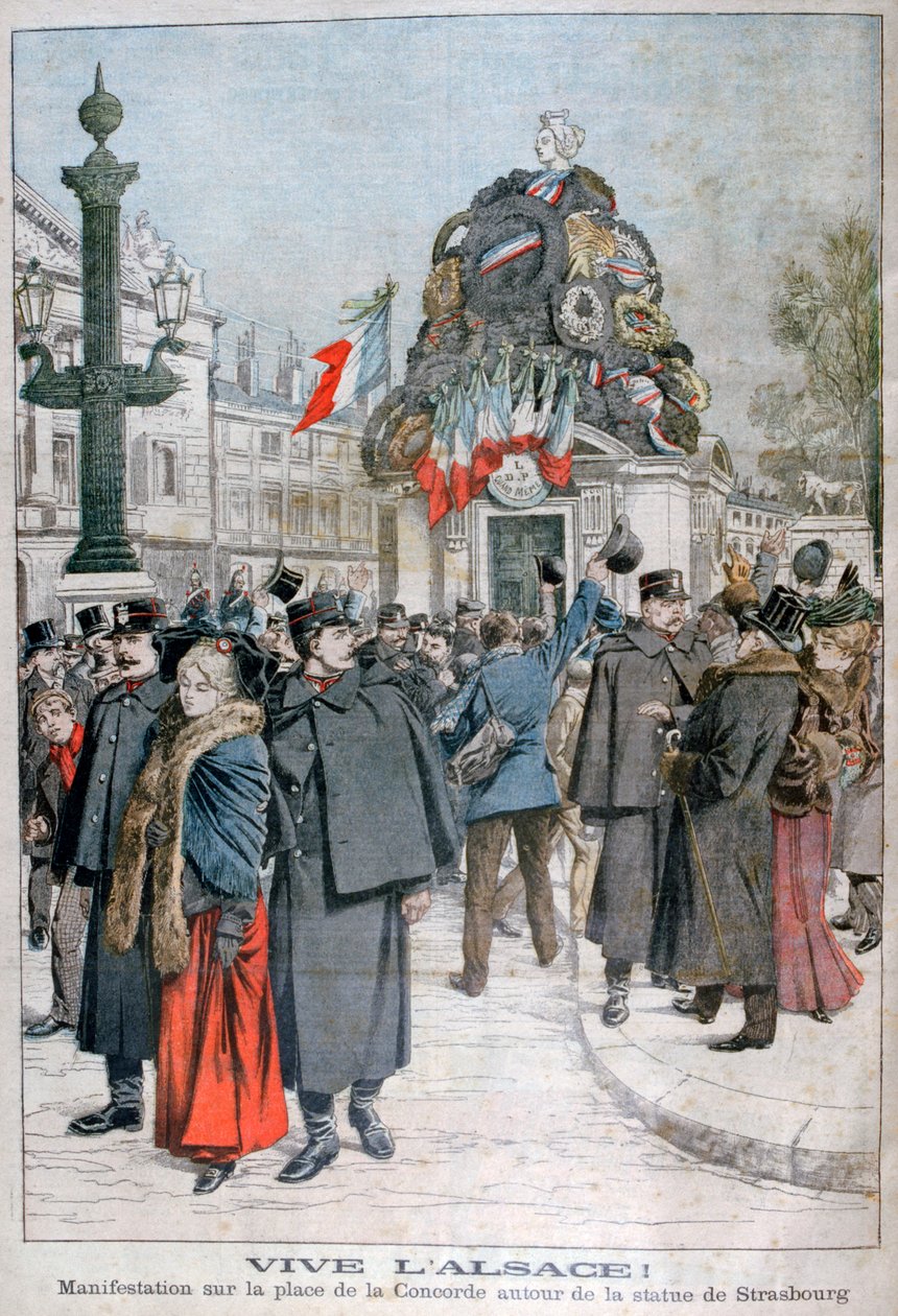 Straatsburg standbeeld, Place de la Concorde, Parijs door Unbekannt