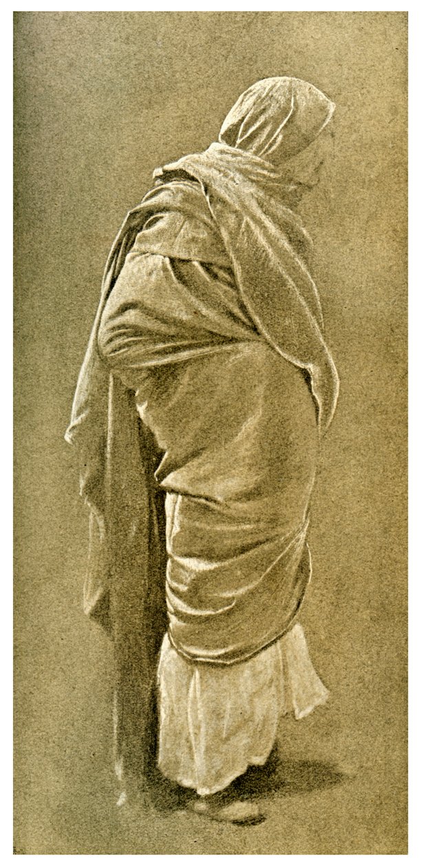 Studie voor Volumnia die Brutus en Sicinius Verwijt, 1895 door Unbekannt