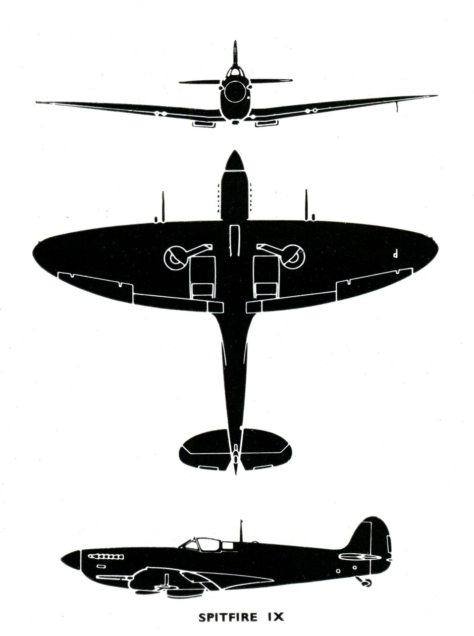 Supermarine Spitfire Mk IX, 1941 door Unbekannt