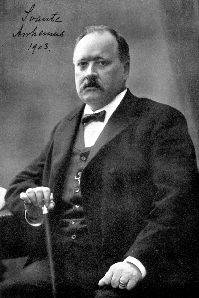 Svante Arrhenius 1859-1927, Zweedse natuurkundige en chemicus, 1903 door Unbekannt