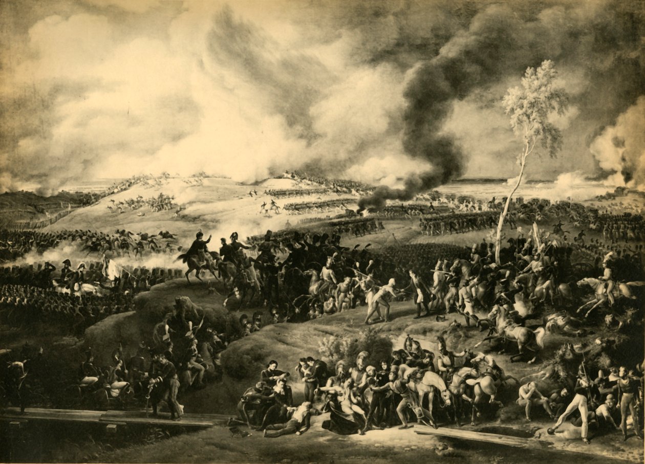 De Slag bij Borodino, 7 september 1812, 1921 door Unbekannt