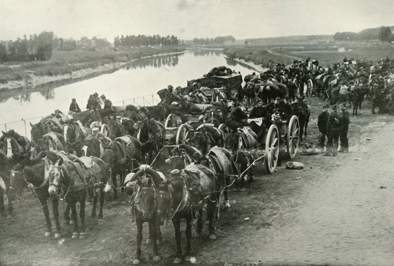 De Slag om de Rivieren, 1919 door Unbekannt