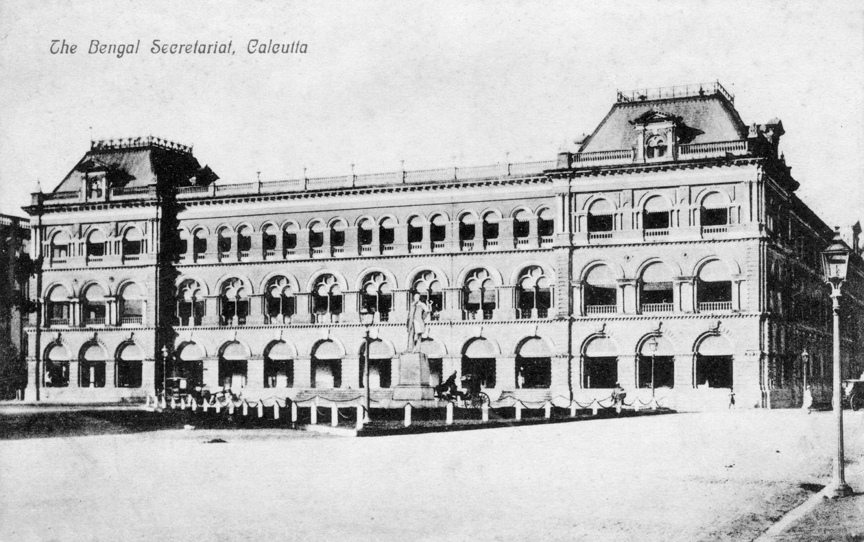 Het Bengal Secretariaat, Calcutta, India, begin 20e eeuw door Unbekannt