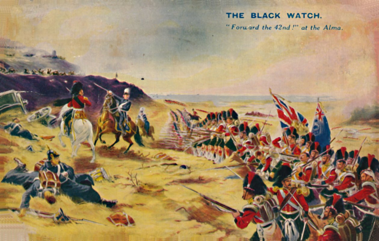 The Black Watch. Vooruit de 42e! bij de Alma, 1854, 1939 door Unbekannt
