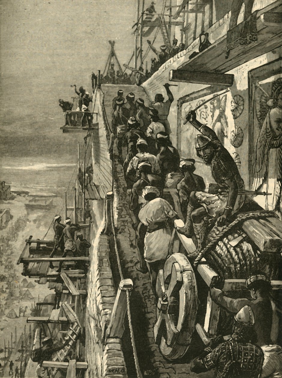 De Bouw van Babel, 1890 door Unbekannt