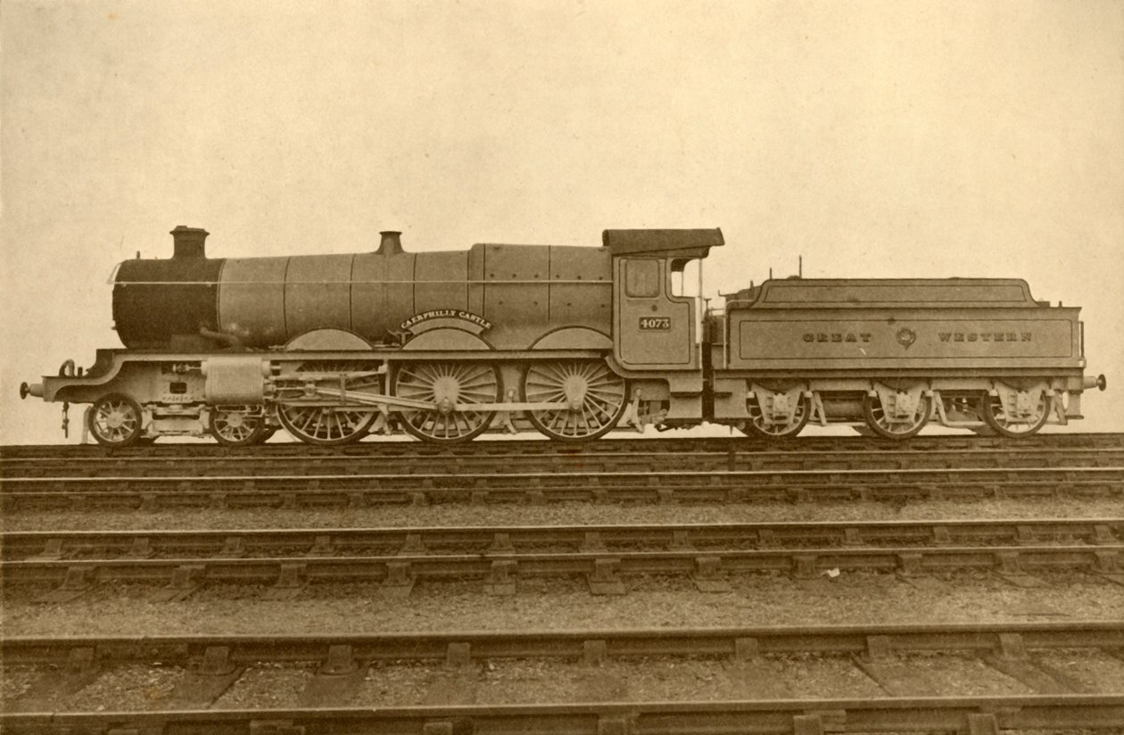Het Caerphilly Kasteel 4-6-0, Great Western Railway, 1930 door Unbekannt