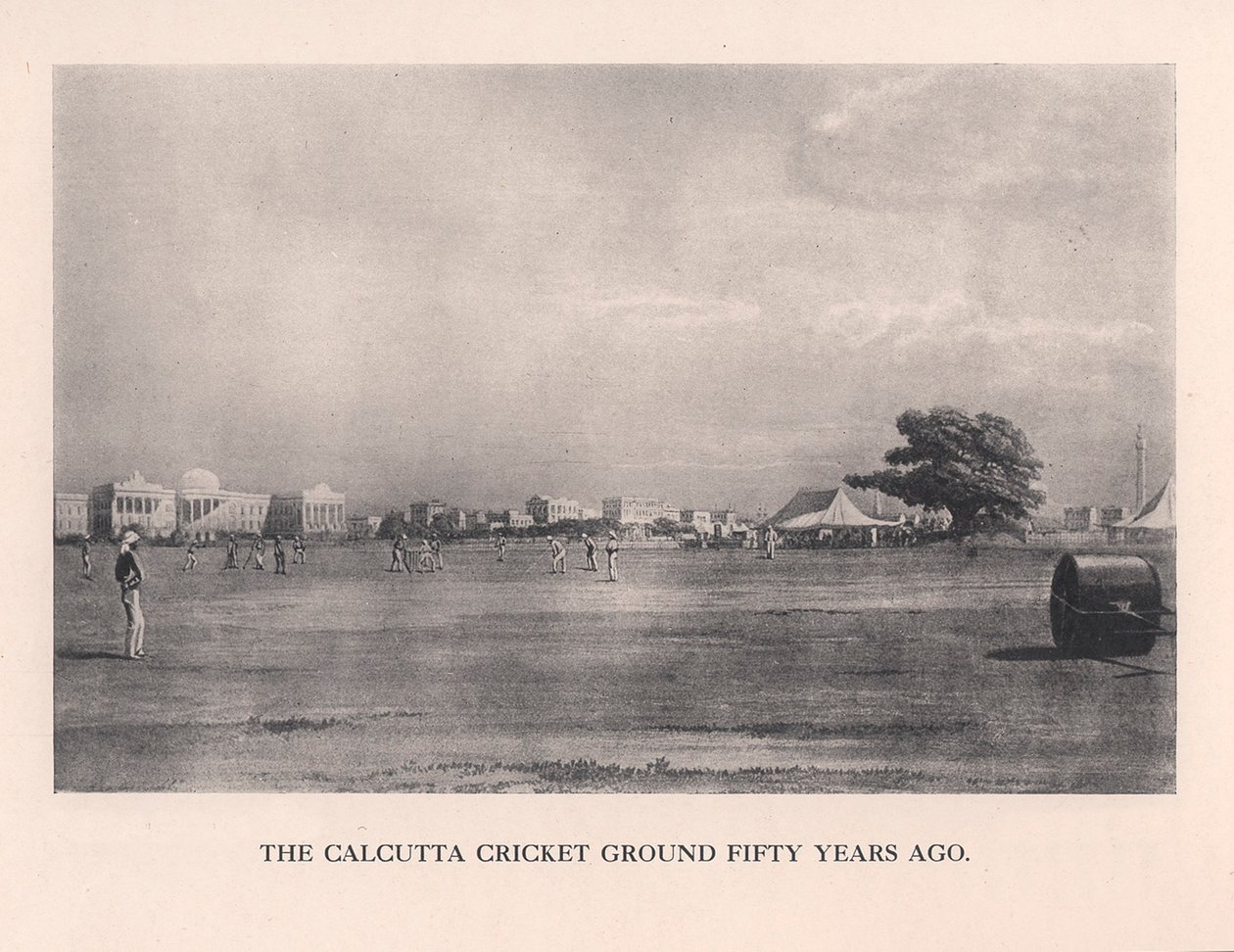 Het Calcutta Cricket Ground, India, 1861-1912 door Unbekannt