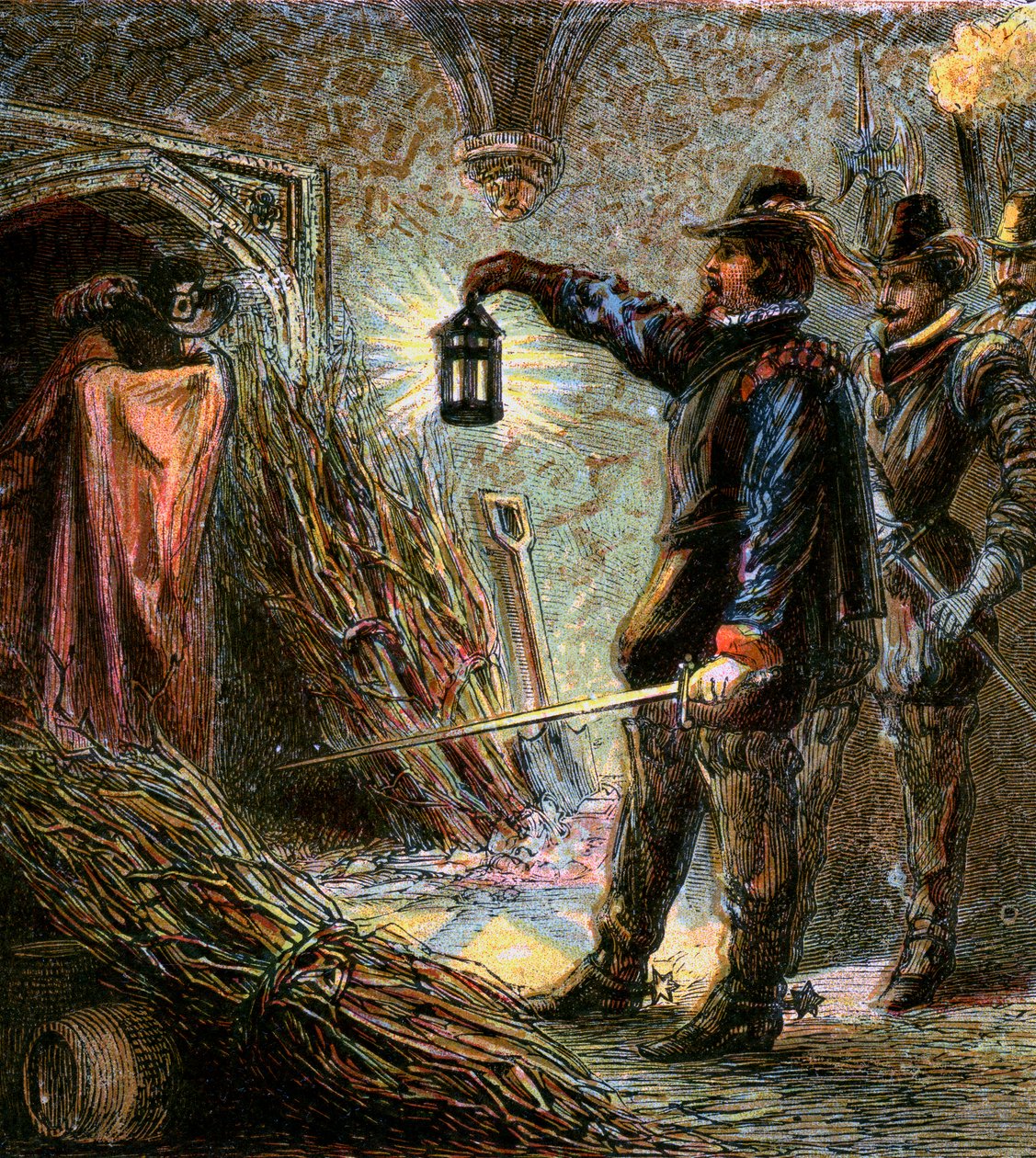 De gevangenneming van Guy Fawkes door Unbekannt