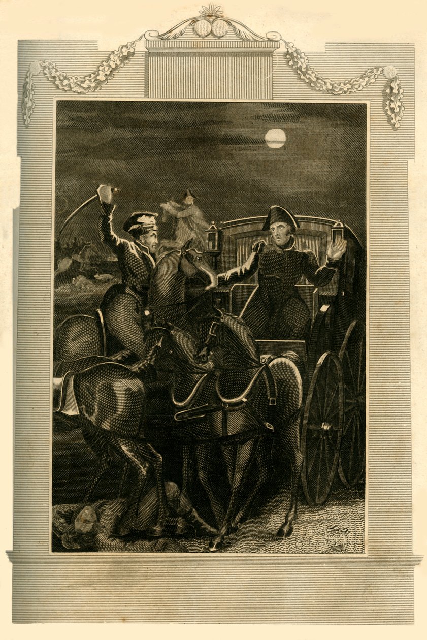 De verovering van Buonapartes koets, 18 juni 1815, 1816 door Unbekannt