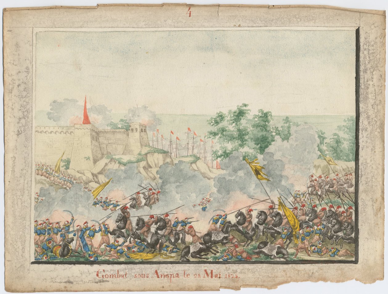 De verovering van het Anapa-fort op 23 juni 1828 door Unbekannt