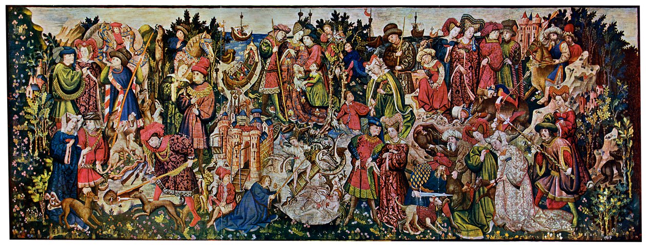De Chatsworth Jacht Tapijten, eerste van de serie, 1930 door Unbekannt