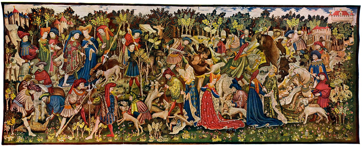 De Chatsworth Jachttapijten, tweede van de serie, 1930 door Unbekannt