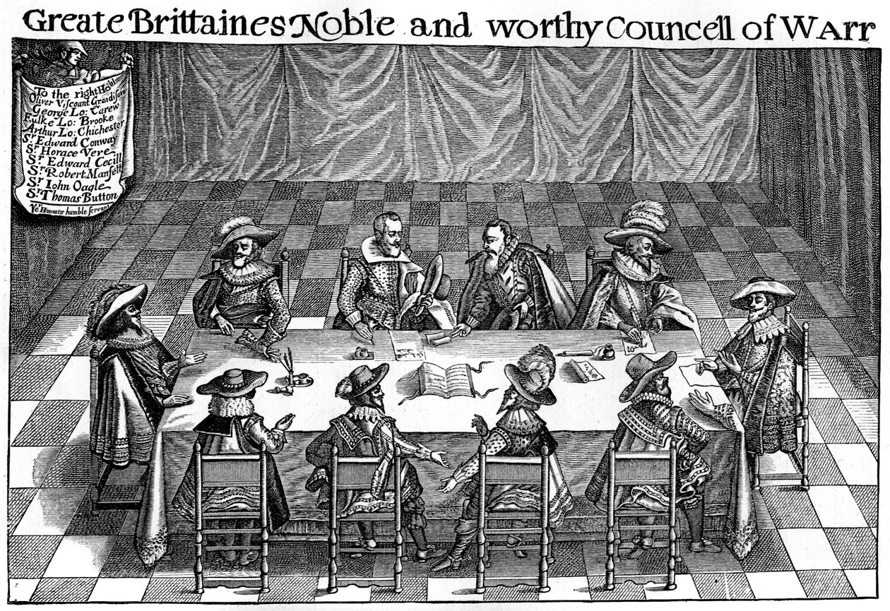 De Oorlogsraad, 1623-1624, 1893 door Unbekannt